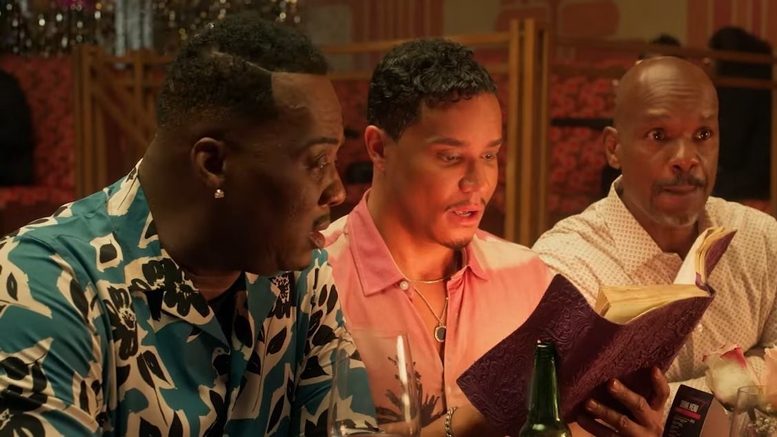 Rodney Chester, Christian Vincent and Doug Spearman as Alex, Ricky and Chance in Noah&#039;s Arc: The Movie