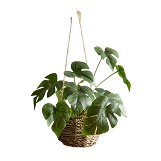 Faux Potted Monstera Plant