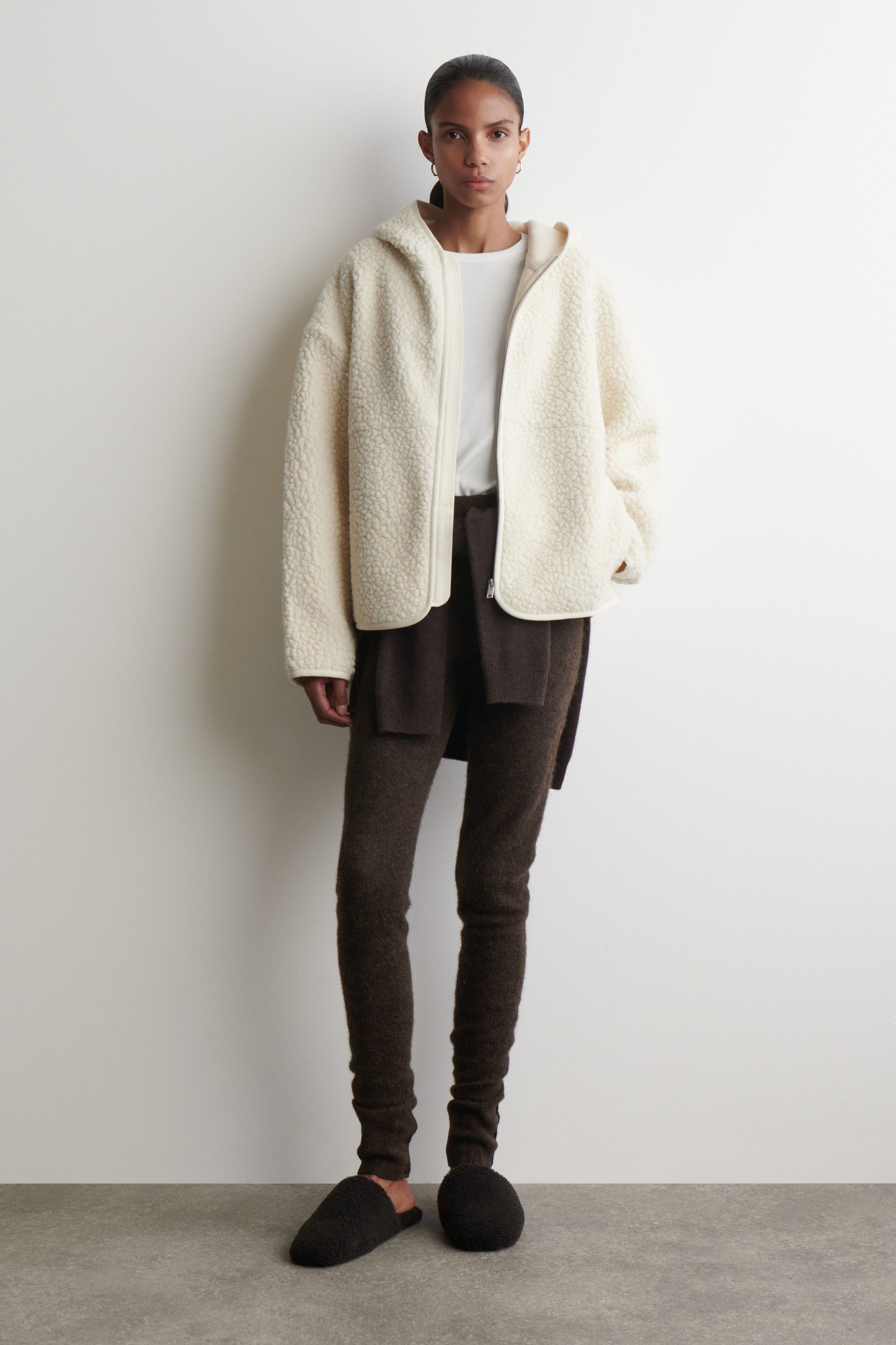 Hooded Teddy Jacket