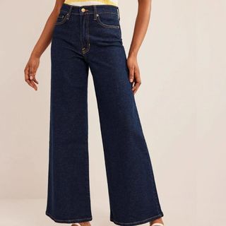 wide leg denim jeans
