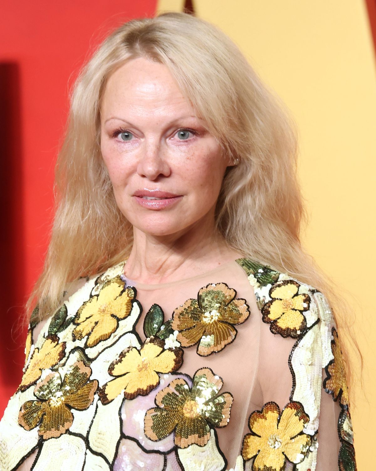 Pamela Anderson thin eyebrows