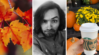 Autumn leaves, cult leader Charles Manson and a pumpkin spiced latte