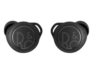 Bang & Olufsen Beoplay E8 Sport headphones are shown here in black on a white background