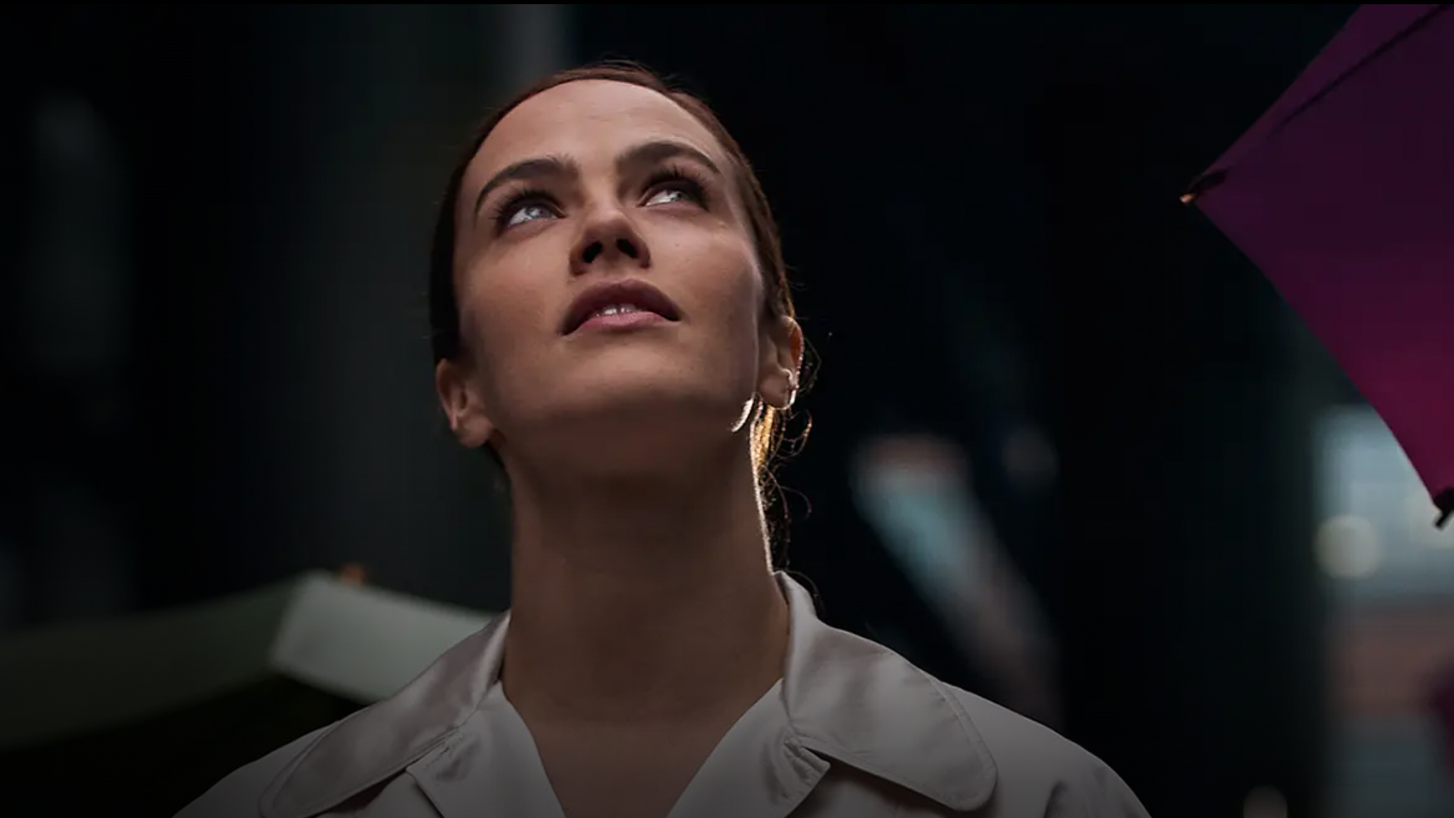 Female character from sci-fi drama "Brave New World"