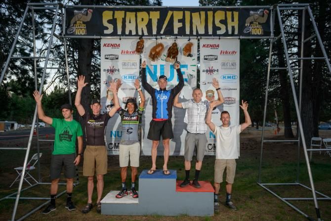 Men's podium