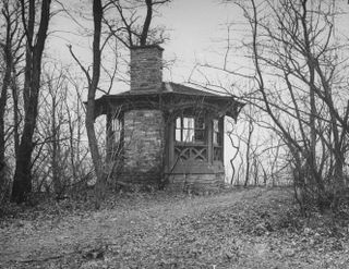 The octogonal study of author Mark Twain on the grounds of Quarry Farm, Elmira, where he spent many summers. Photo by Alfred Eisenstaedt/The LIFE Picture Collection/Getty Images.