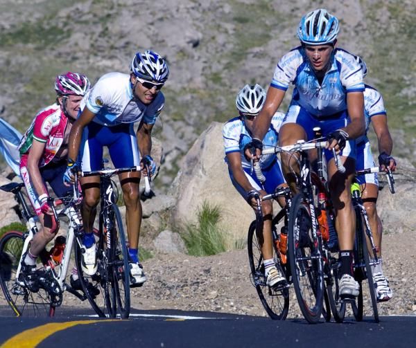 Riders grapple with the gradient up La Carolina