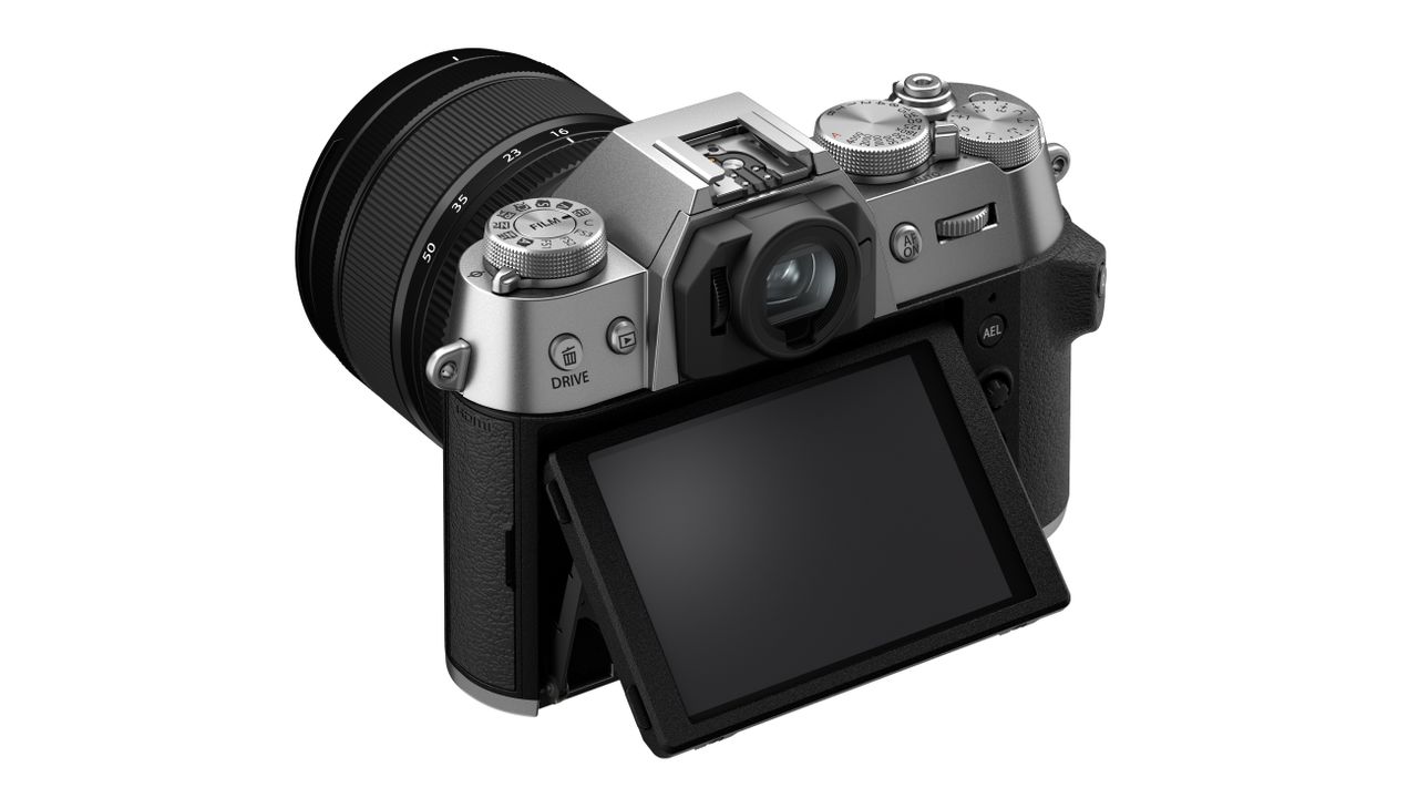 Fujifilm X-T50 against a white background