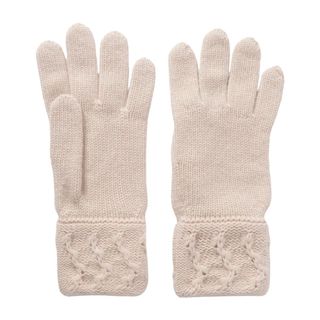 Loro Piana Valle cable-knit cashmere gloves