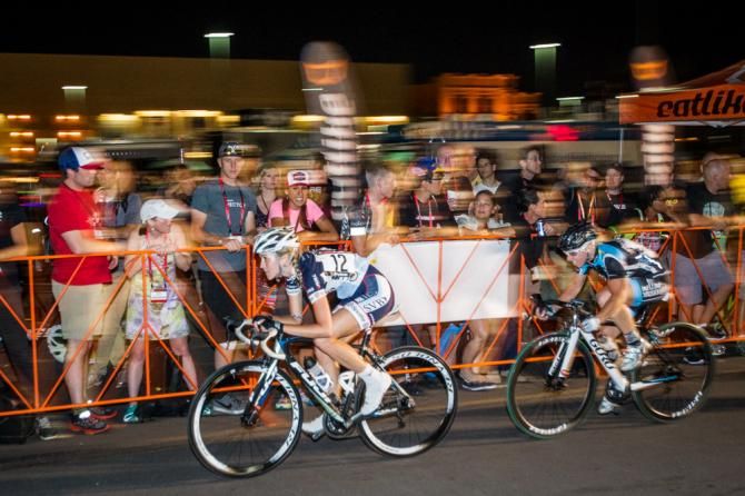 Lauren Stephens (TIBCO) and Laura Van Gilder (Mellow Mushroom) get a gap on the field after a prime.