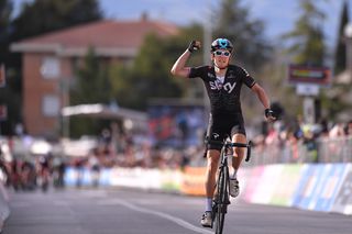 Geraint Thomas (Team Sky) wins stage 2 of Tirreno-Adriatico