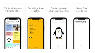 The best note-taking apps, screenshots of notes on Google Keep