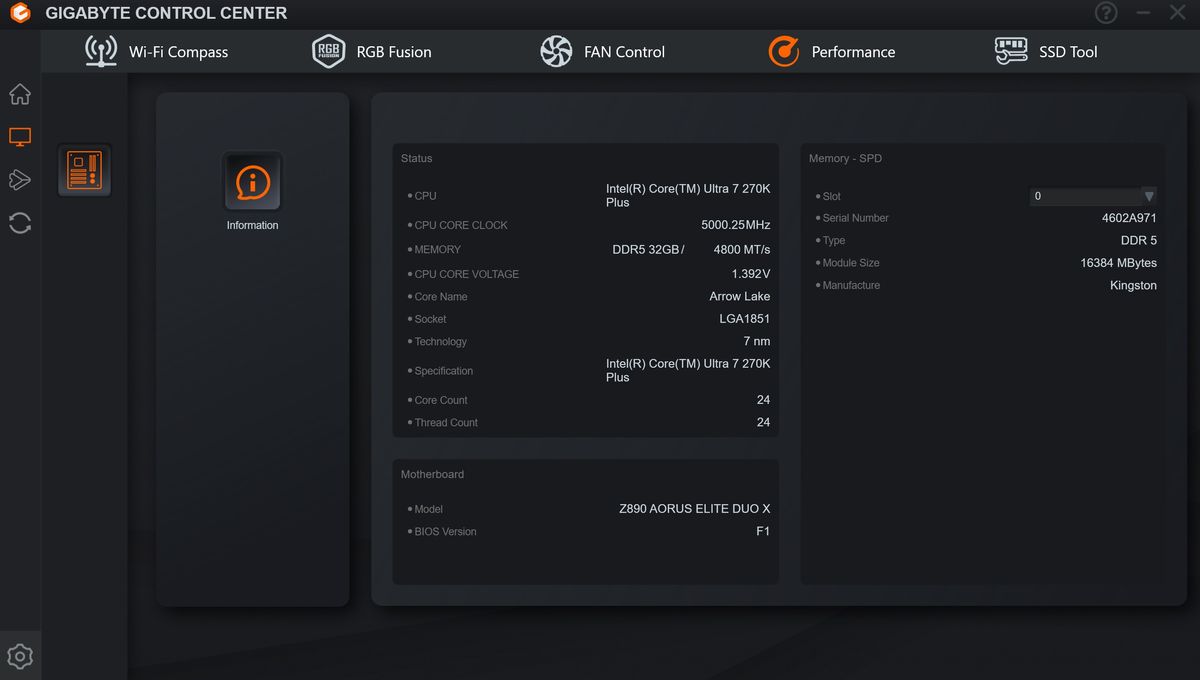 Gigabyte X870E Aorus Xtreme X3D AI Top - Software