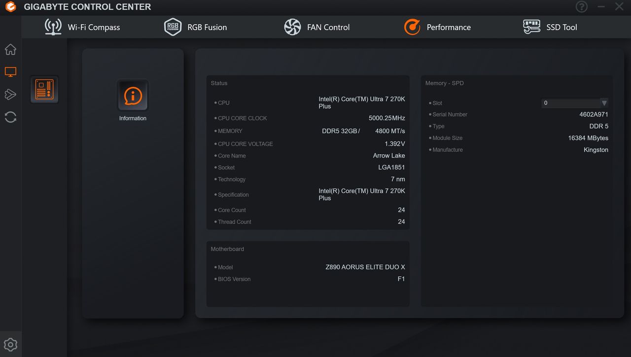 Gigabyte X870E Aorus Xtreme X3D AI Top - Software