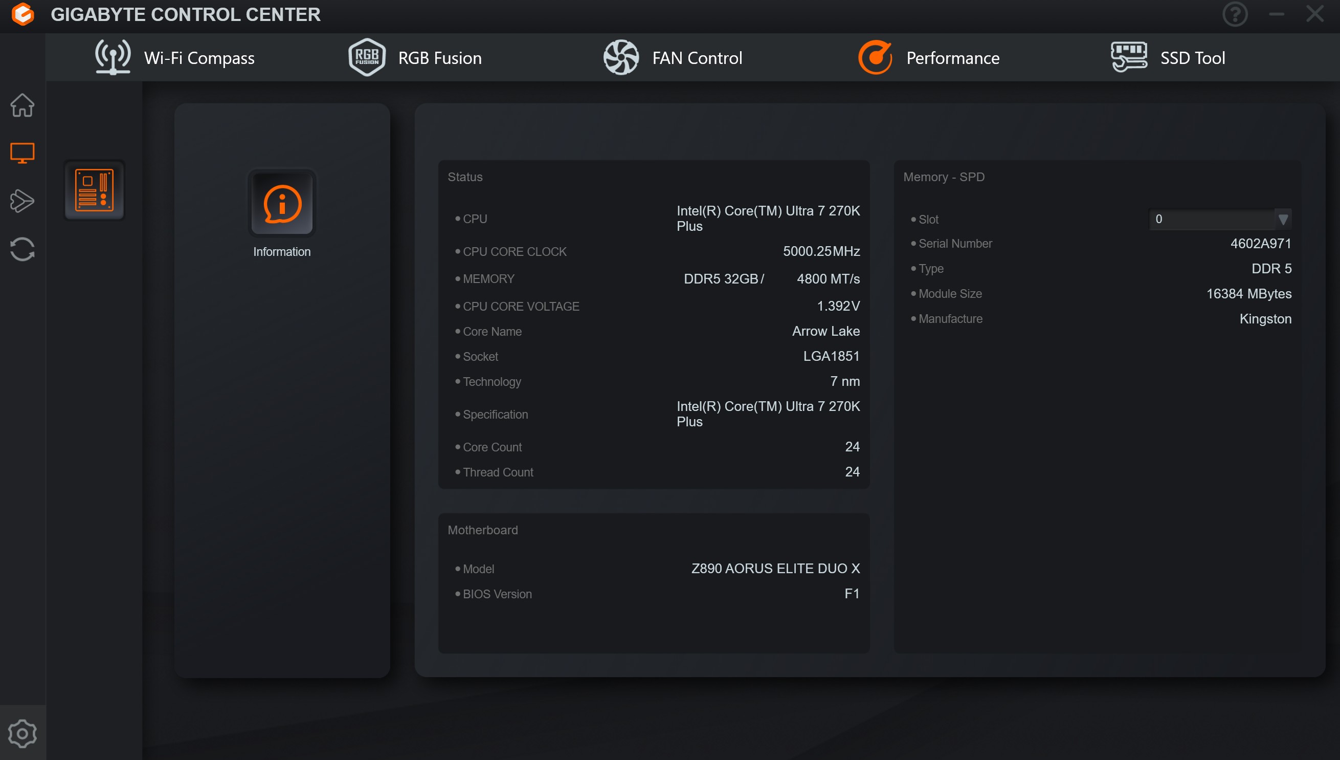 Gigabyte X870E Aorus Xtreme X3D AI Top - Software