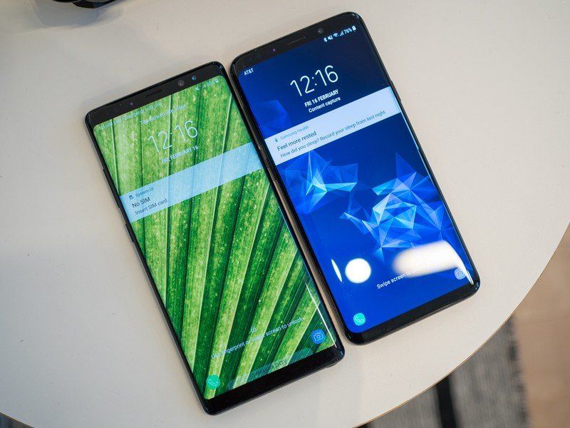 Samsung Galaxy S9 and Galaxy Note 8