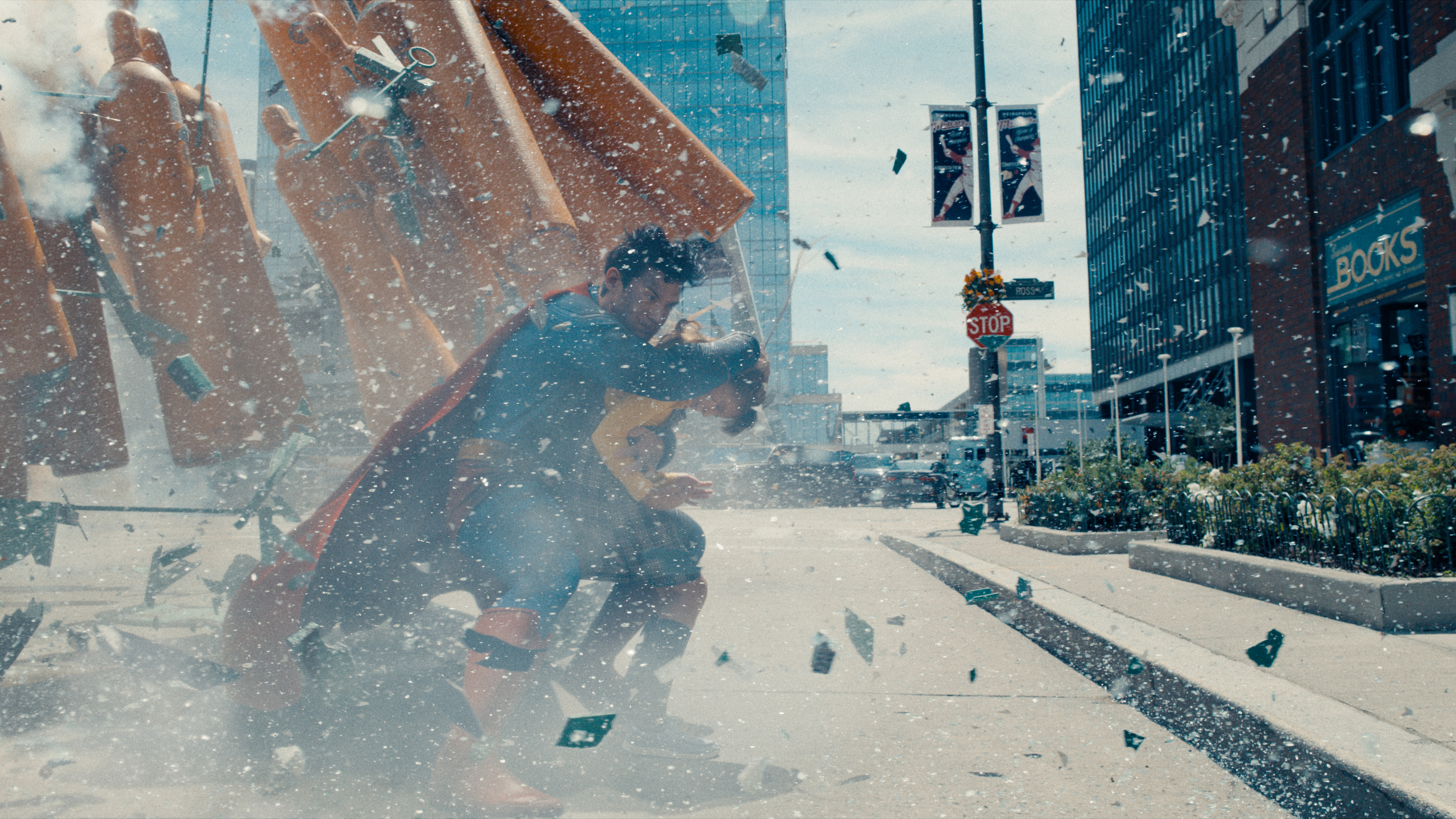 Shots from the new Superman movie