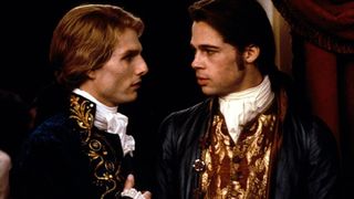 Tom Cruise as Lestat and Brad Pitt in Interview with the Vampire