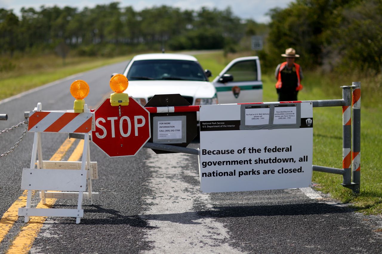 The White House wants to keep national parks open during a shutdown