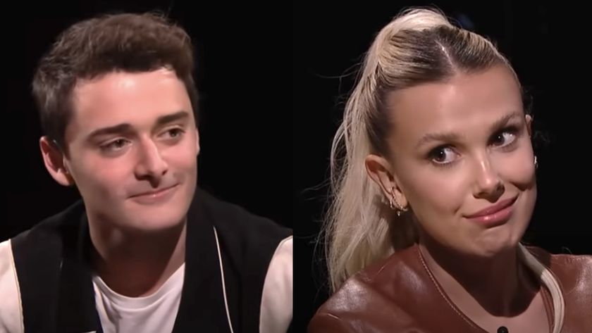 millie bobby brown and noah schnapp on the tonight show starring jimmy fallon