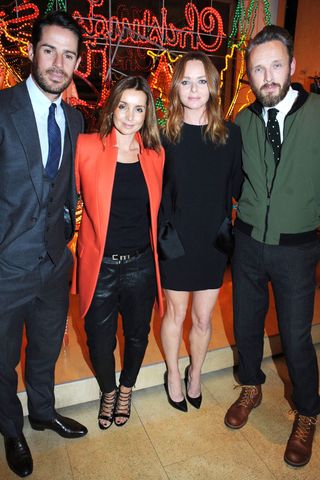 Jamie Redknapp, Louise Redknapp, StellaMcCartney and Alasdhair Willis At The Stella McCartney Christmas Lights Ceremony