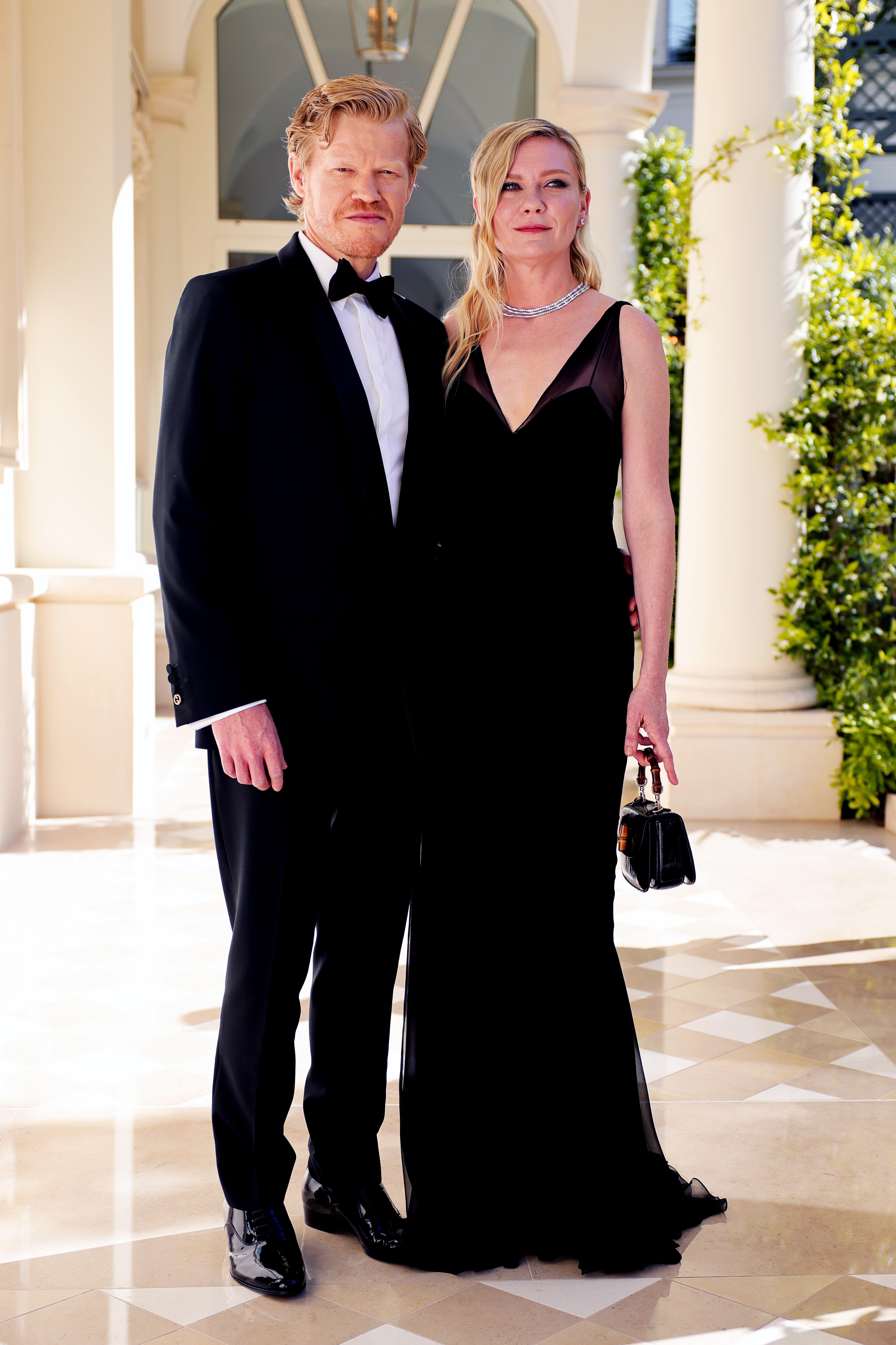 An image of Kirsten Dunst and Jesse Pelmons, one of the best-dressed celebrity couples from 2015 - 2025.