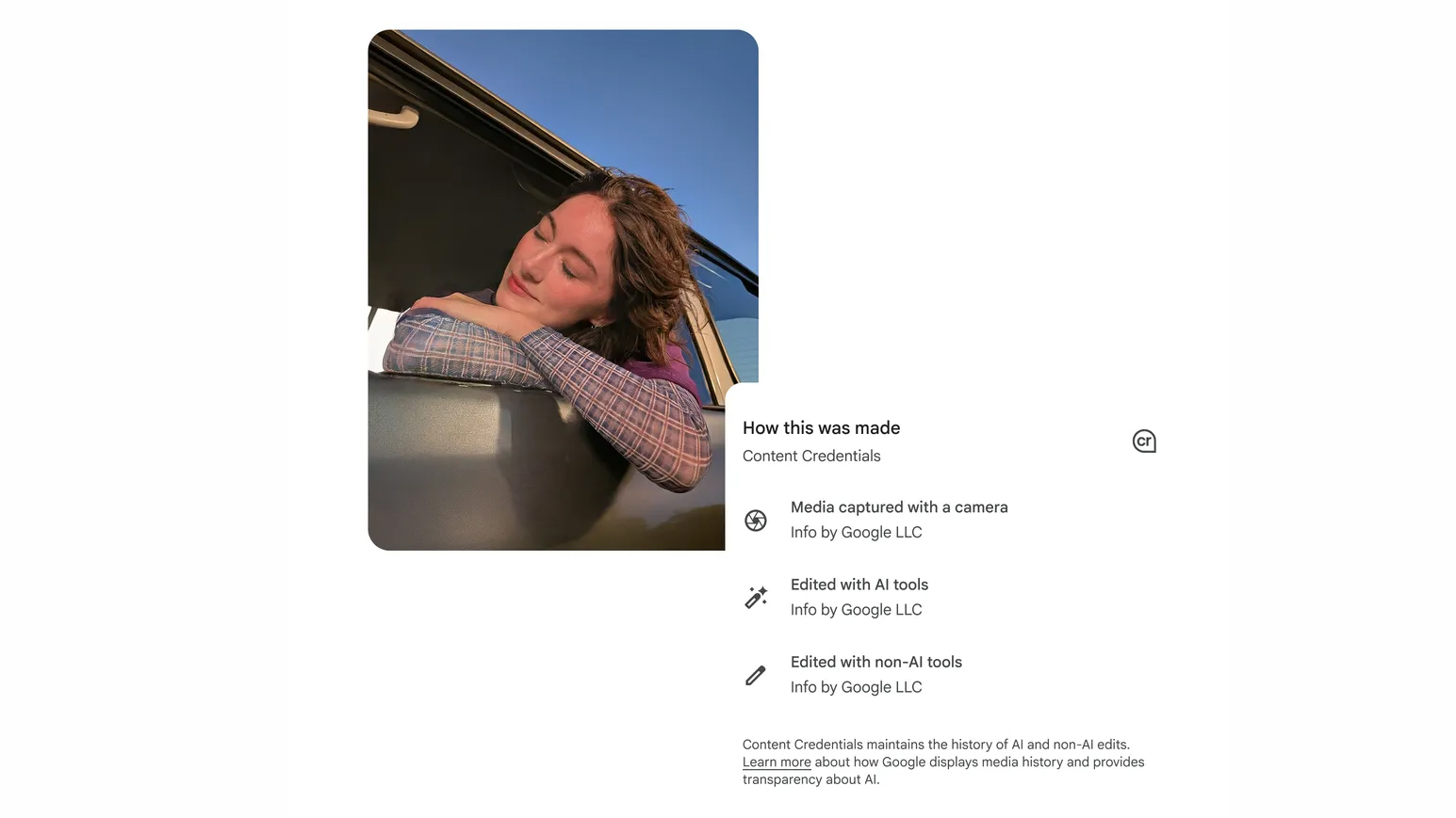 Content Credentials is coming to Google Photos