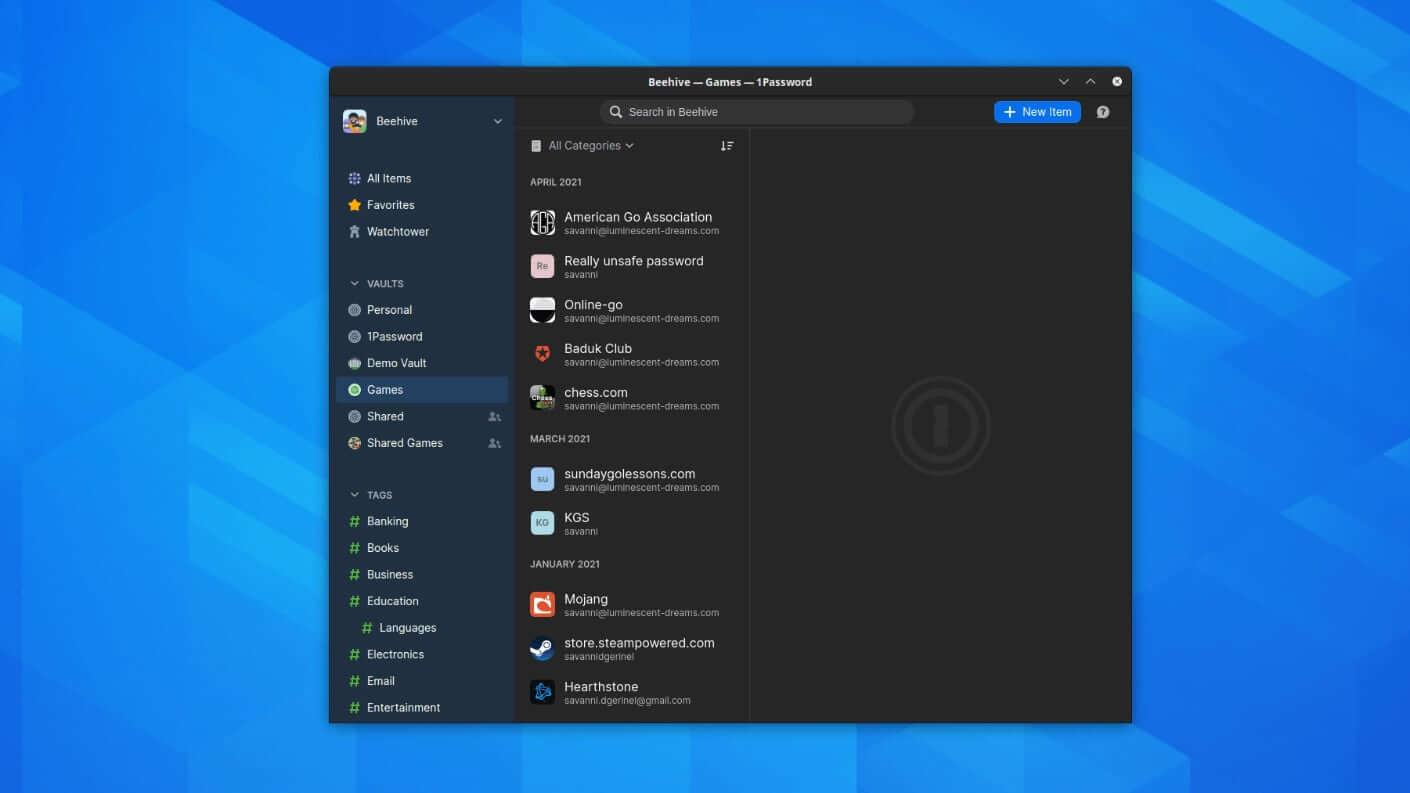 1password desktop app