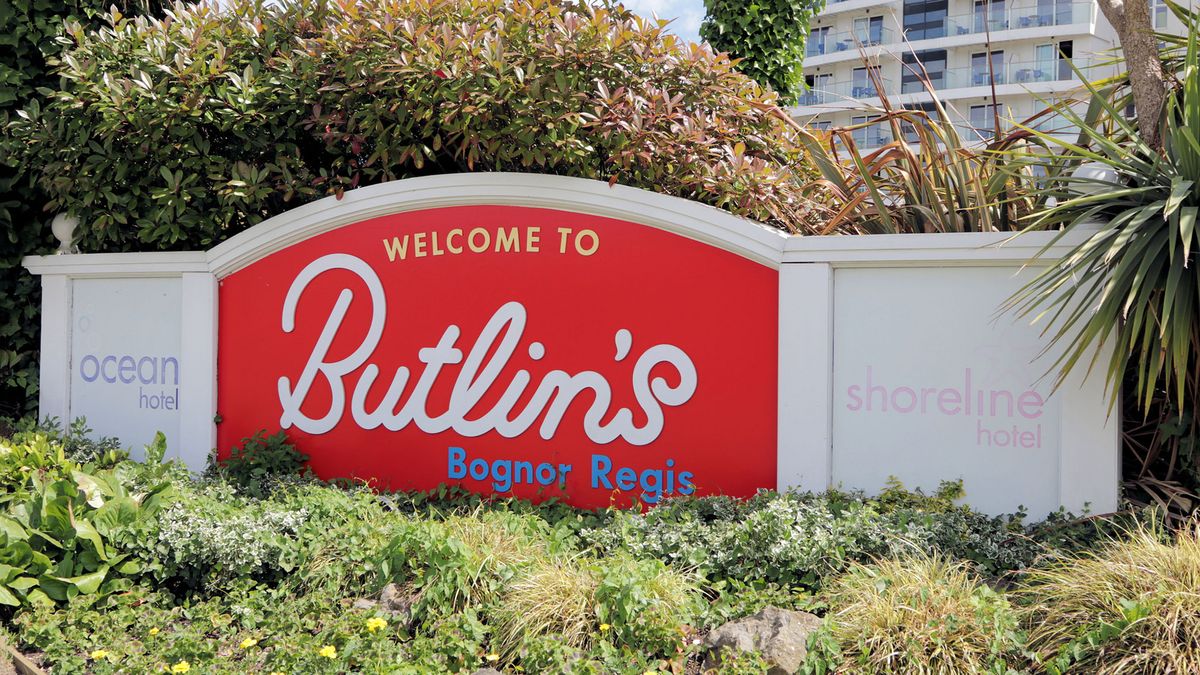 Butlins Bognor Regis welcome sign 