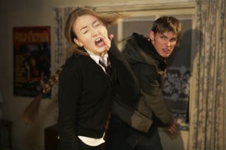 Ste loses his temper with Amy