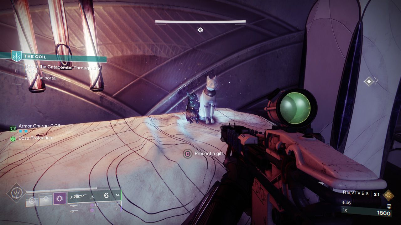 Destiny 2 Starcat locations - Starcat on table