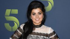 Storm Huntley welcomes first child, seen here attending the Channel 5 2020 Upfront photocall