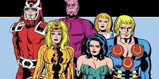 Eternals team in Marvel comics