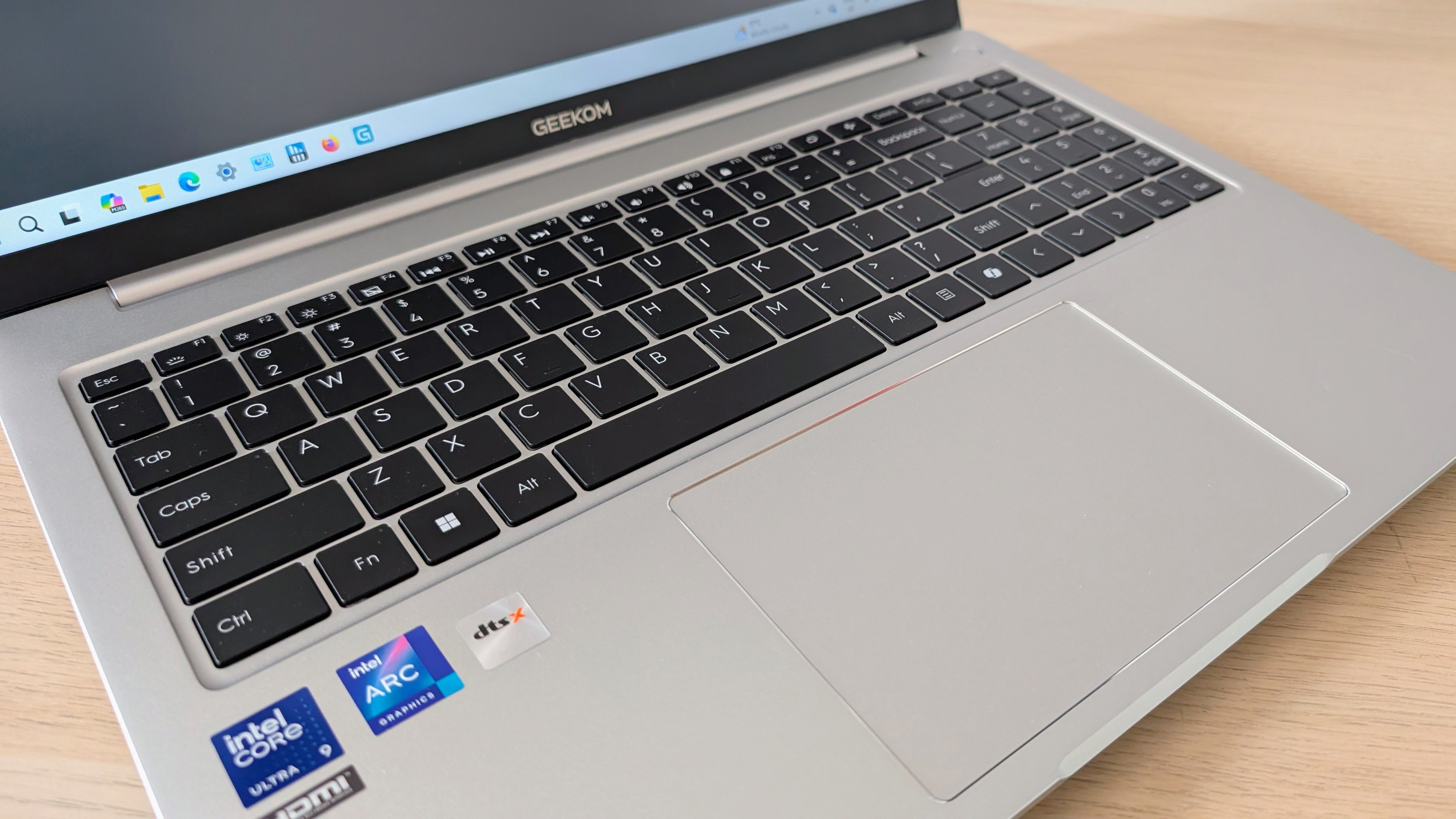 The Geekom A16 on a desk