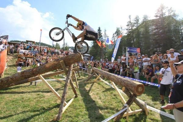 A trials rider