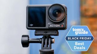 A DJI Osmo Action 4 action camera