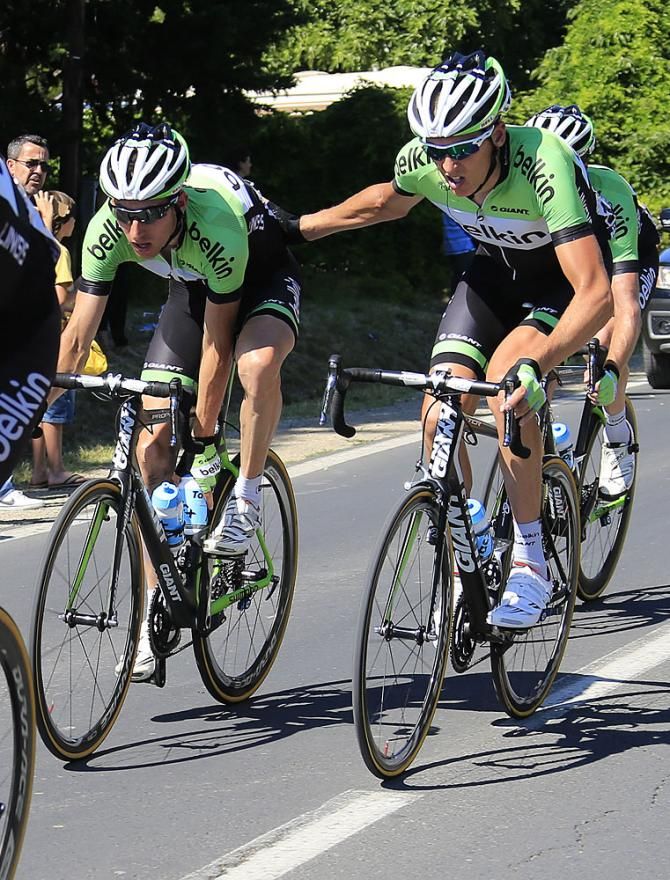 Bauke Mollema and Robert Gesink (Belkin)