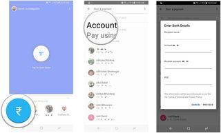 Google Tez pay account number