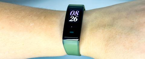 Amazon Halo View fitness tracker on wrist