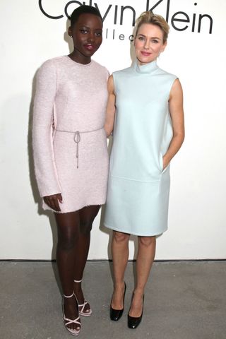 Lupita Nyong'o And Naomi Watts At New York Fashion Week AW14