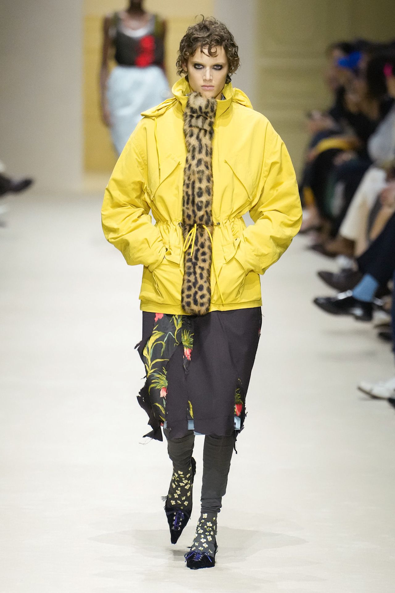 A runway look from the Prada Fall 2026 collection