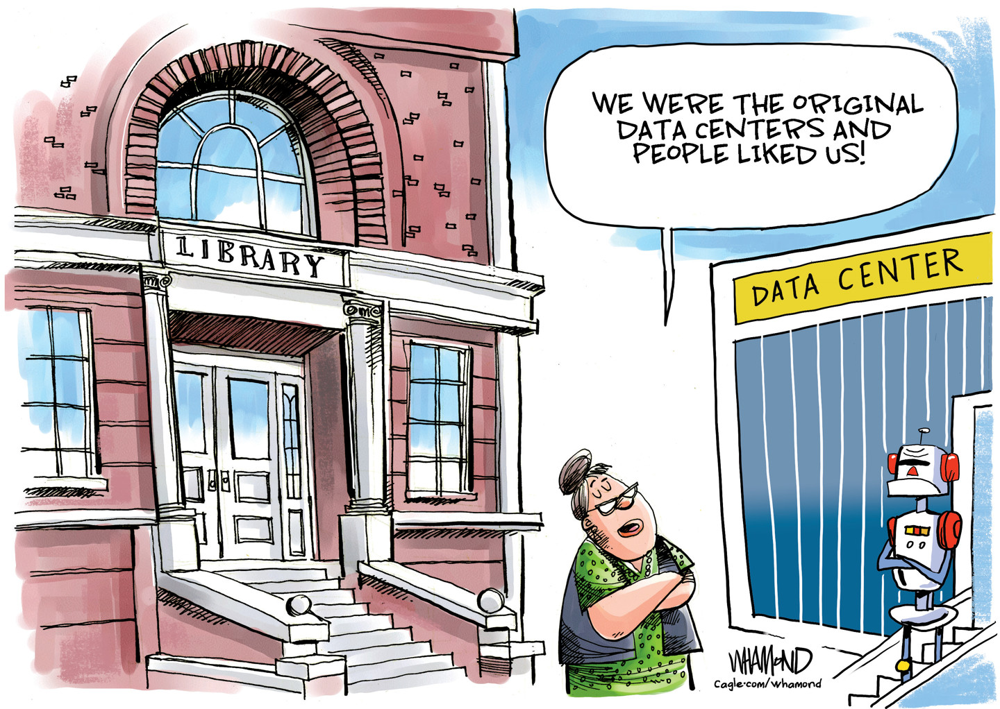 Political cartoon