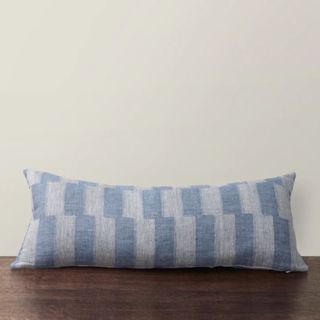 blue long pillow