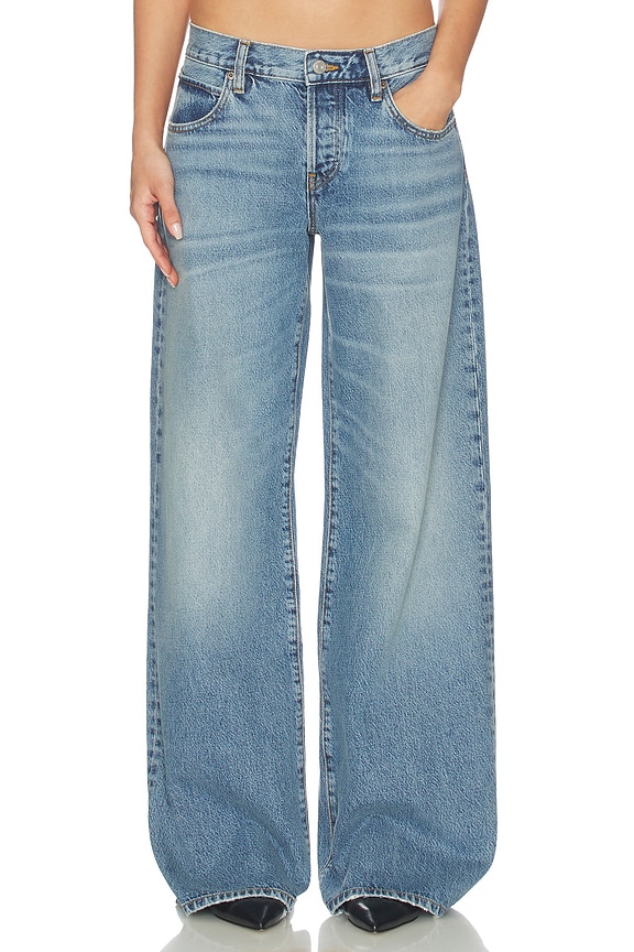 X Alexandra Leclerc the Leo Low Rise Baggy Jean