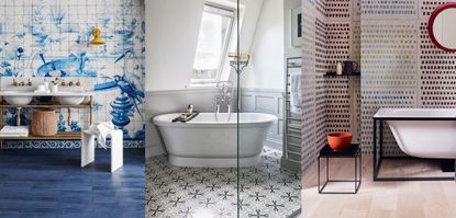 Vinyl bathroom flooring ideas