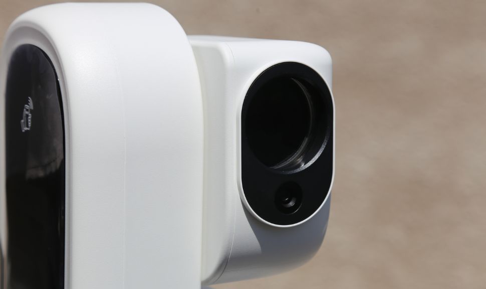 The optical tube on the ZWO Seestar S50 Pro.