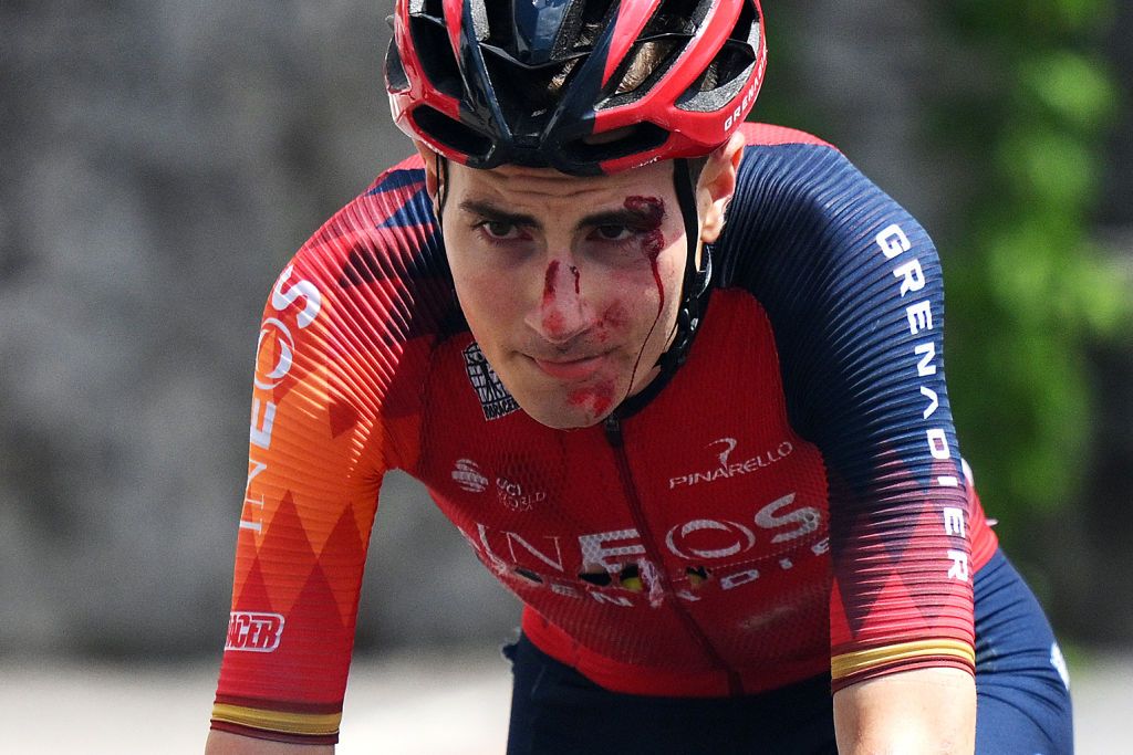 Carlos Rodriguez battles crash injuries to secure fifth overall in Tour ...