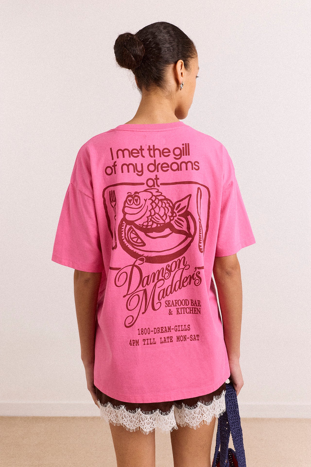 Gill of Dreams Graphic Tee - Pink