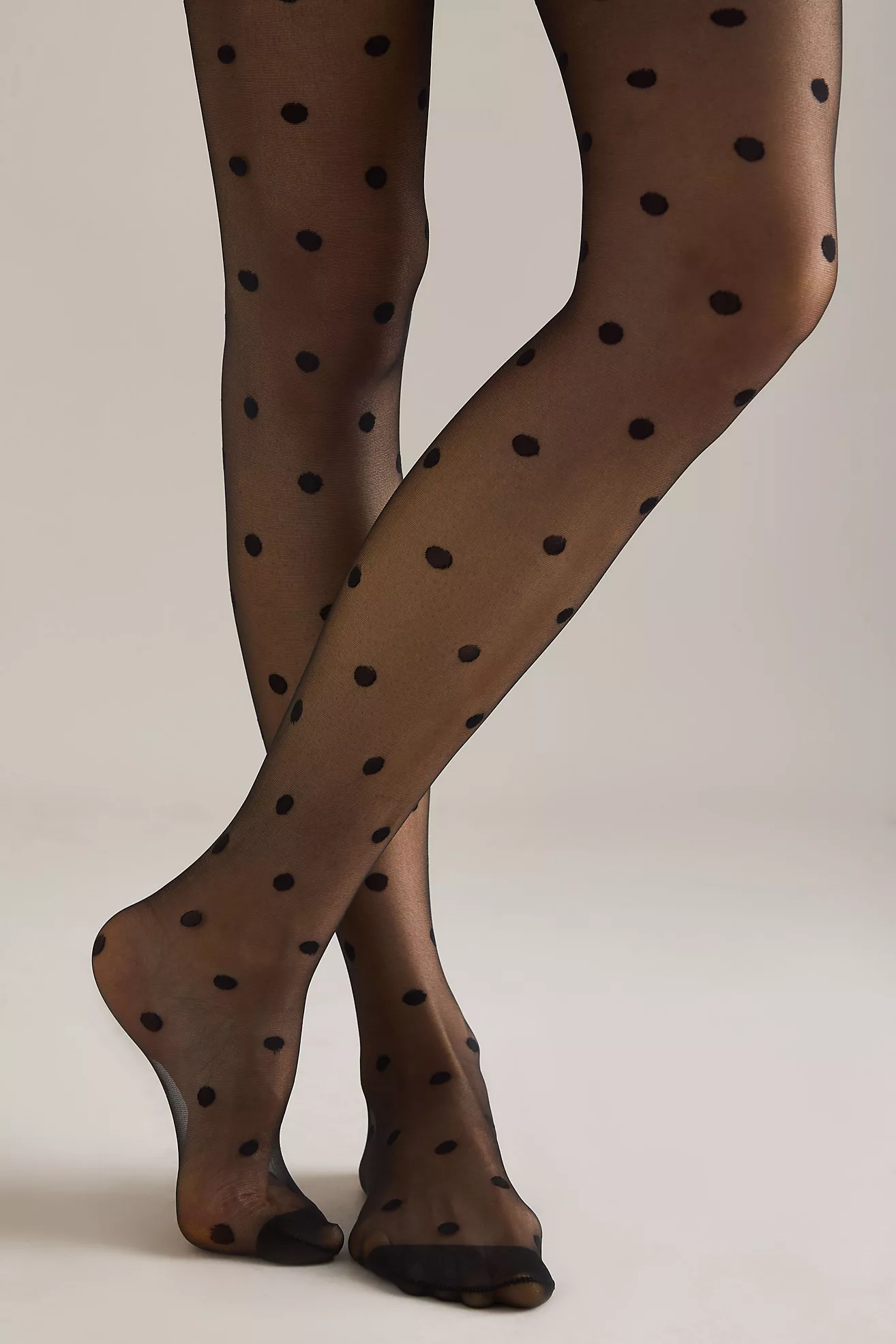 By Anthropologie Polka Dot Tights