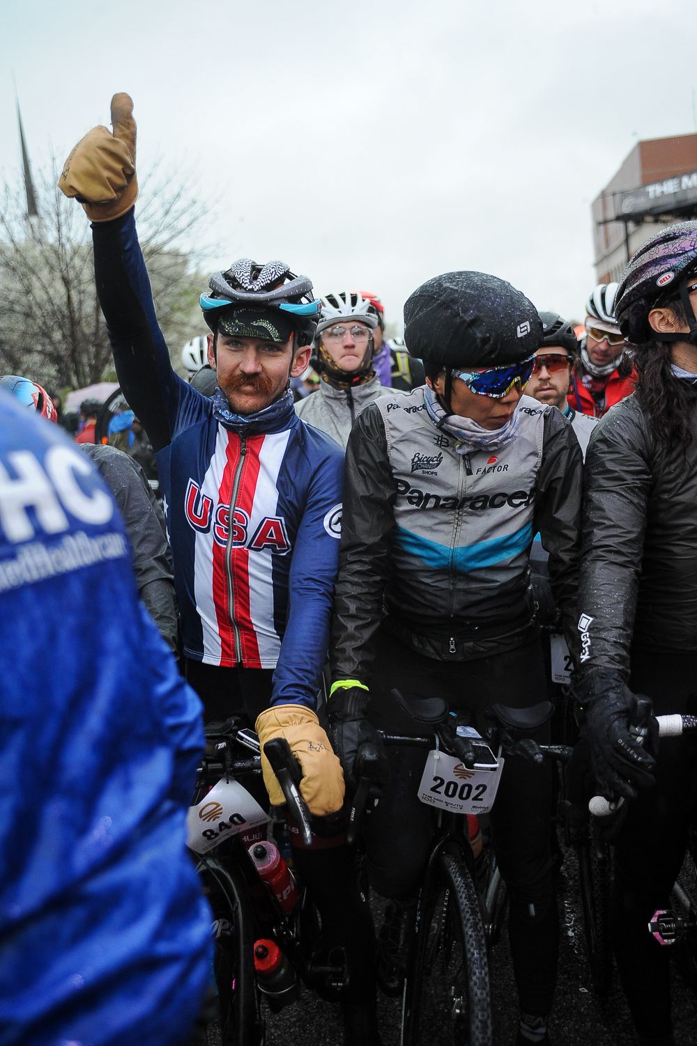 Ashto Lambie at the race start
